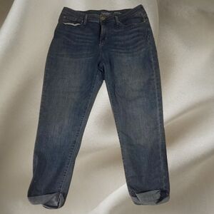 Signature by Levi Strauss Dark Blue Boyfriend Jeans